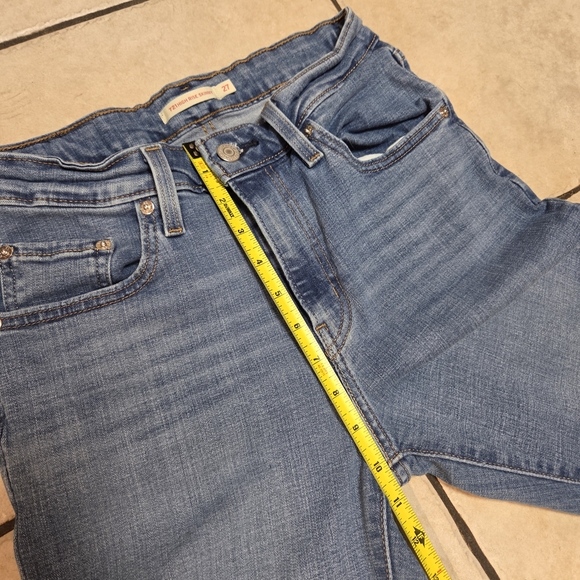 Levi's 721 High Rise Skinny Jeans Size 27 - Picture 9 of 10